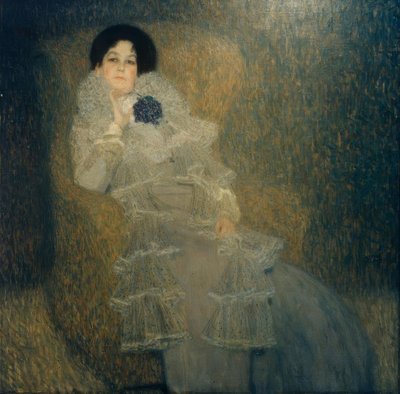Marie Henneberg door Gustav Klimt